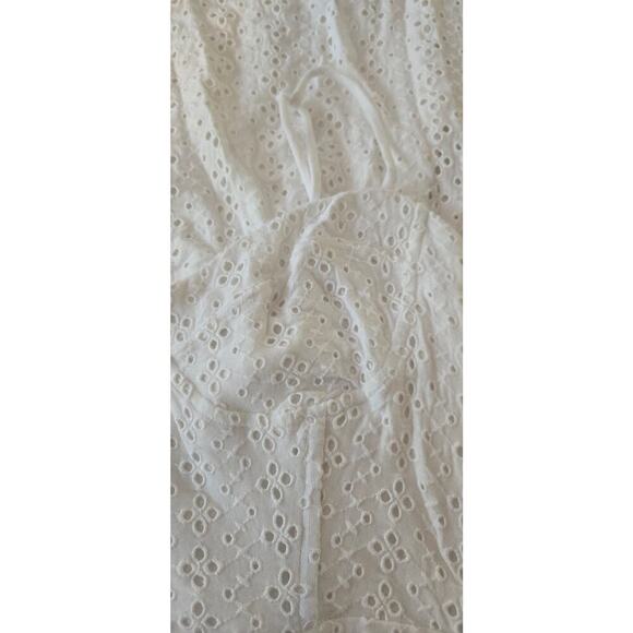Jonathan Simkhai Eyelet Bustier White Ladies Size Medium Dress - Picture 8 of 11